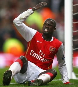 Eboue's time is up